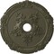 Ekena Millwork Attica with Rose Ceiling Medallion (Canopies up to 4 1/2"), 26"OD x 3 3/4"ID x 1 1/2"P, Witch Hazel CM26ATWHF - alternate 1